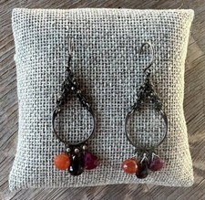 Sundance Catalog Smokey Topaz Tourmaline Citrine Earrings