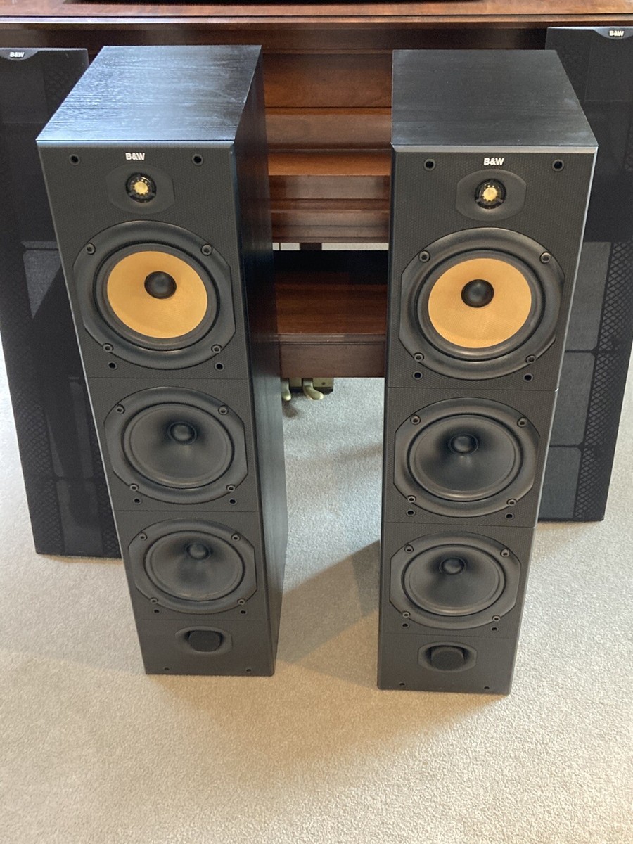 B&W-- Bowers & Wilkins-- DM 604 Loudspeakers (Pair)---3-way 4th