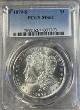1879-S PCGS MS62 Morgan Silver Dollar