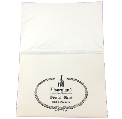 Vintage Disneyland Main Street Cigar Store Special Blend Pipe Tobacco Pouch  c60s