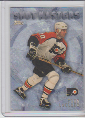 2001-02 Topps Shot Masters Insert #SM15 John LeClair Philadelphia Flyers