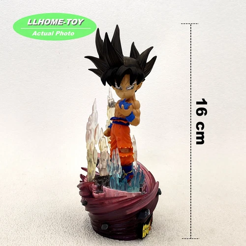 Anime dbz kid Z WCF Ultra Instinto Son Goku Pelo Negro Figura Estatua RegaloB