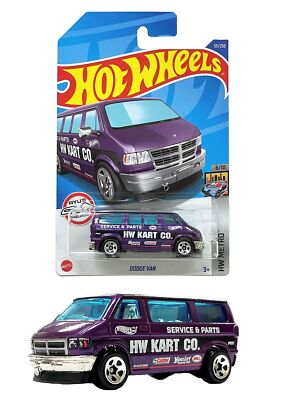 Hot Wheels Basic Car Dodge Van [Ages 3 and up] HHD89 Purple from