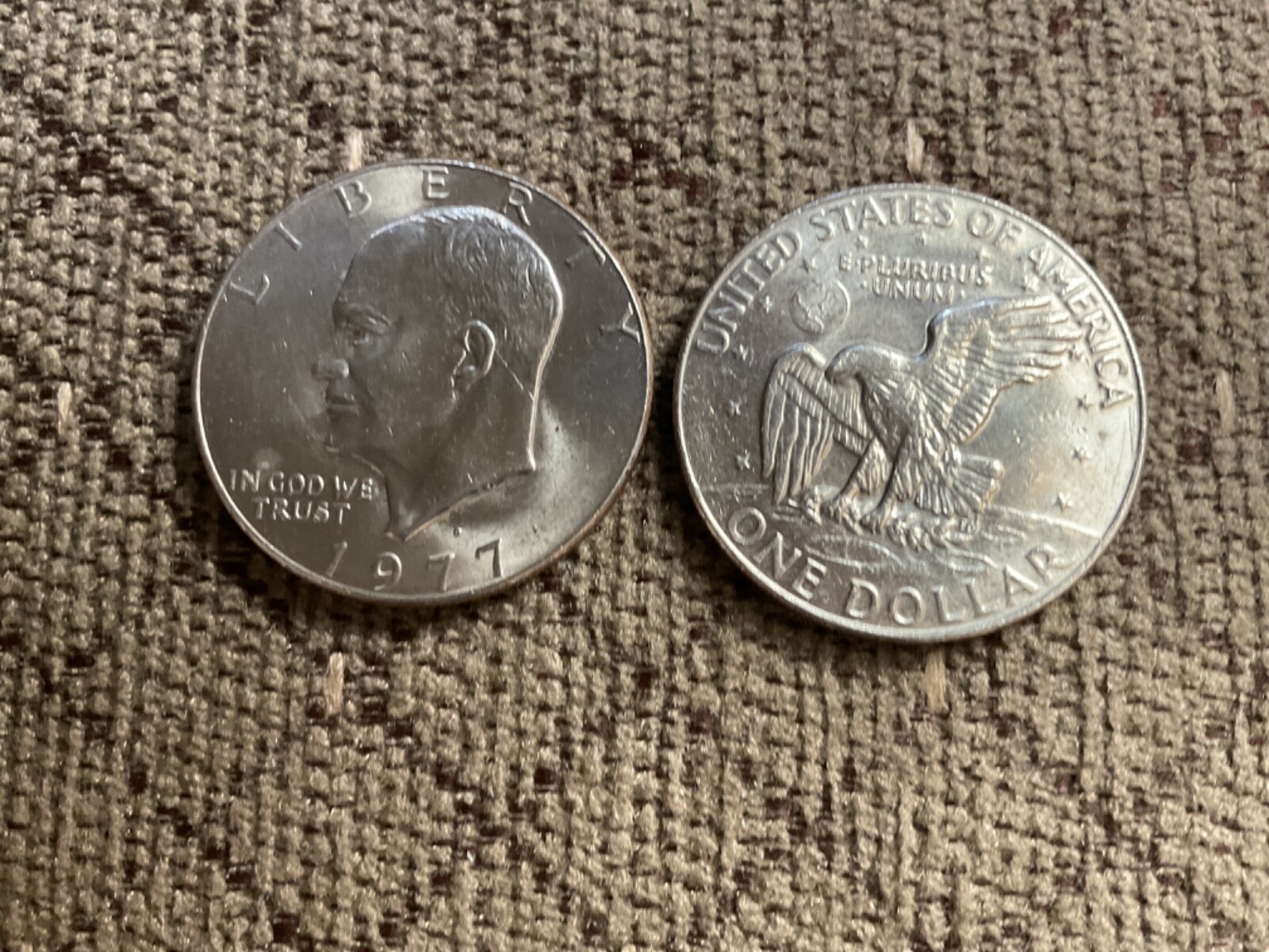 1977 DONE EISENHOWER/FLYING EAGLE SILVER DOLLAR eBay