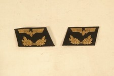 2 Reichsbahn Uniform Kragenspiegel Eichenlaub 3.Reich Lokomotive Wehrmacht