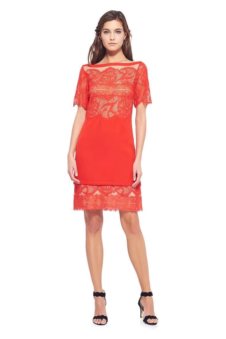 Lace Sheath Red Dresses for Women for sale | eBay