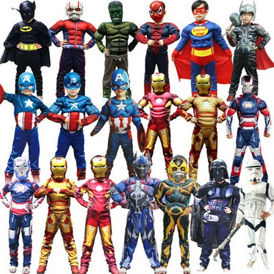 2025 Unisex Cosplay The Avengers Kostüm Kinder Marvel Helden Karneval Kostüm DE