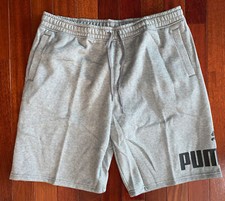 Puma Gray  Black Workout Shorts 10" Men's Size 2XL, XXL - NWT