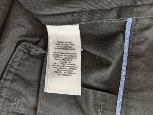 NEW Polo Ralph Lauren Stretch Classic Fit Chino Pant Men 33 Black (35.5 X 32.5) - Bild 6 von 13