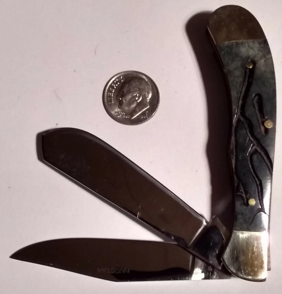 Li'l Saddle Horn Worm Groove Bone 3 1/4" Stainless Steel w/Nickle Silver *SALE* - Image 3 of 4