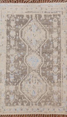 Geometric Moroccan Traditional Area Rug 5x8 Hand-knotted Wool