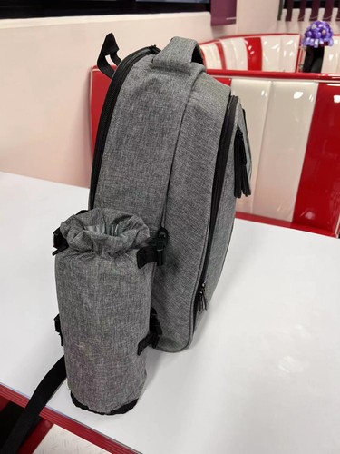 4 Person Picnic Camping Backpack w/ Waterproof Rug, Bottle Holder & Accessories - Picture 18 of 24