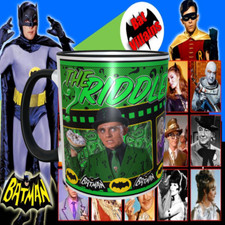 The Riddler Batman Original Series Villains 11oz Ceramic Coffee Mug NEW