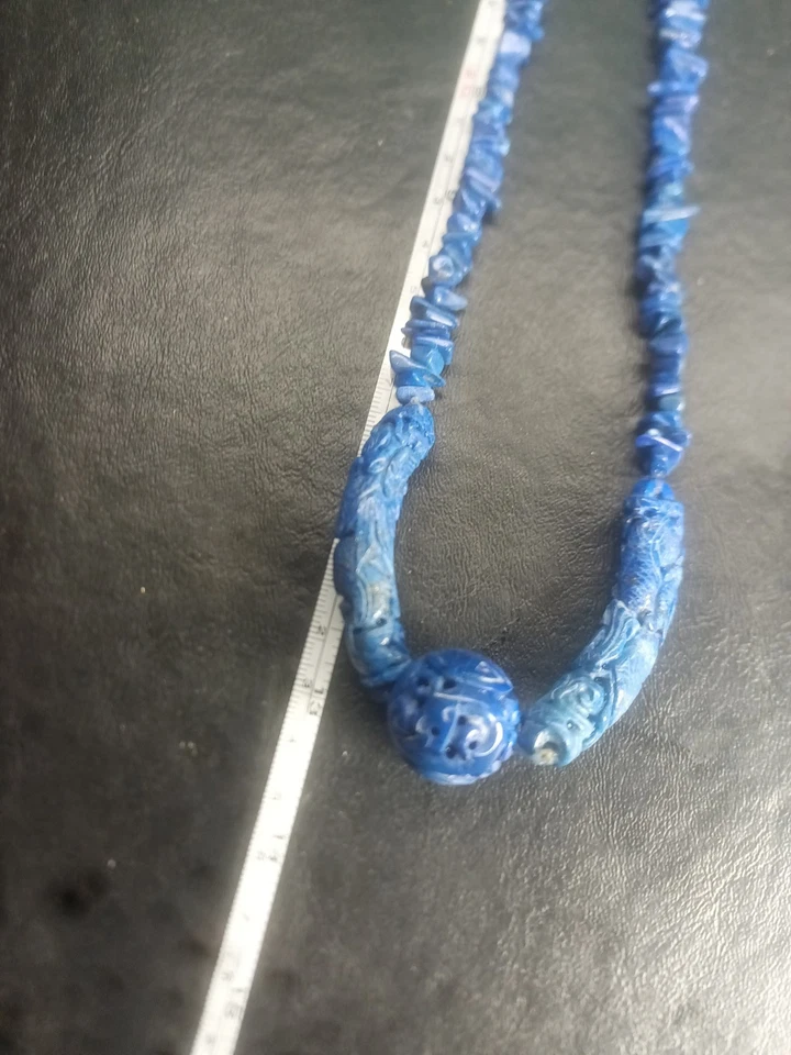 Lapis Azuli Tribe  Unisex Necklace - Image 4 of 4