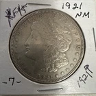 1921 Morgan Silver Do In XF Condition