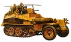 WW2 WWII German HALFTRACK ARMORED CAR PANZER TANK Military War Poster Print