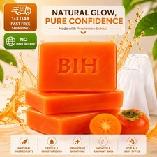 3 Pcs 100g Persimmon Soap Bar for Old People Smell  Natural Refreshing Body Cle