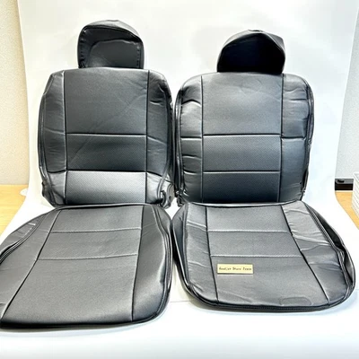for Mitsubishi Minicab Truck U61T U62T Seat Cover Split Headrest PVC Leather New - Bild 1 von 4