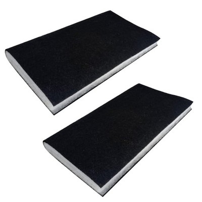 2x Universal Aktiv Kohlefilter Doppel Fettfilter Dunstabzugshaube - zuschneidbar