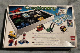 Lego 3844 Creationary Board Game Building Game Manual Instructions Mini Figure