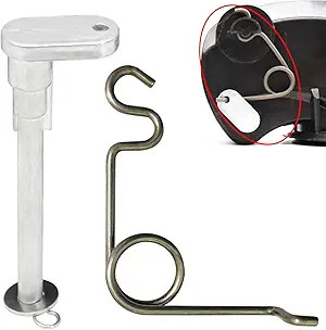 Door Hinge Pin with Gas Door Spring, Loose Gas Cap Pe Size: 15-24 Spring+Hinge