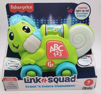 Fisher-Price Chameleon Crawl N Colors Link Squad Musical Toy Learning New