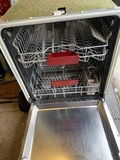 Neff Integrated Dishwasher Silver, Stainless Steel Tub, Auto/Eco/Intensive