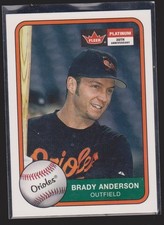 Brady Anderson Cards Inserts Vintage Premium Collection LOOK