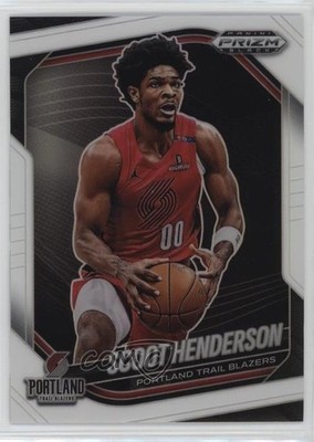 2024-25 Panini Prizm Black White Prizm 25/175 Scoot Henderson #13 1t4l