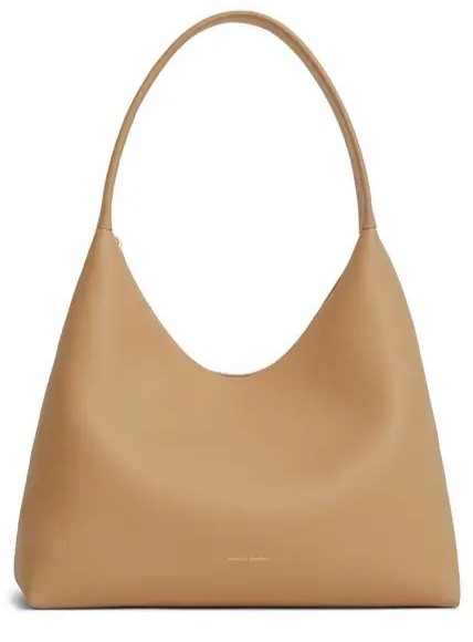 $695 Mansur Gavriel Candy Women's Leather Shoulder Hobo Bag Sand Beige - Italy