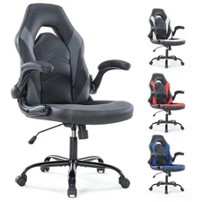 Gaming PU Leather chair Ergonomic Computer Executive Adjustable Desk Chairs