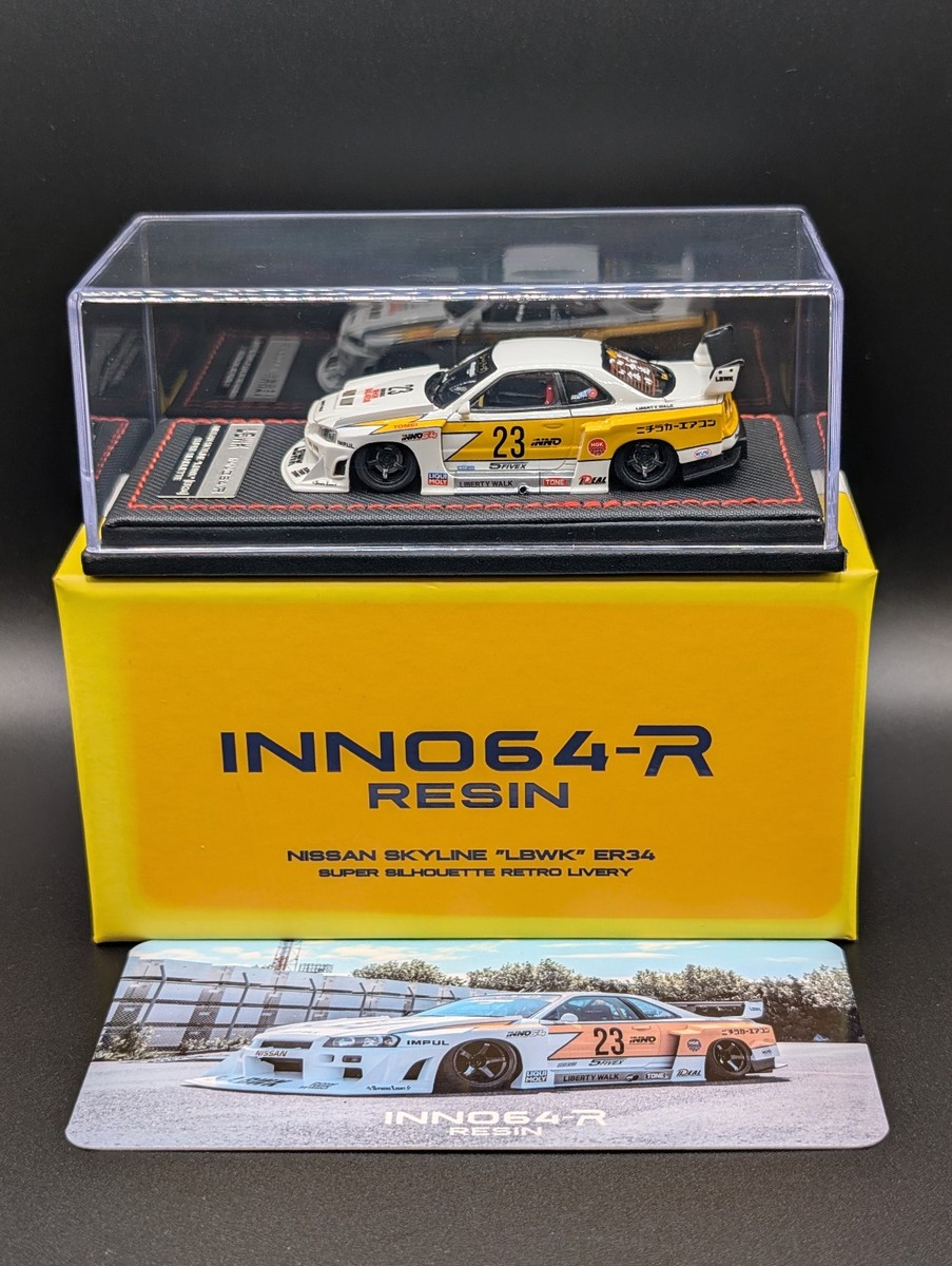 1:64 INNO64-R Resin Nissan Skyline LBWK ER34 Super