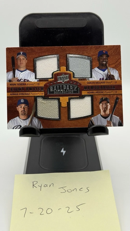 2008 Upper Deck Ballpark Collection - Eight Swatch Memorabilia Albert Pujols - Image 2 of 3