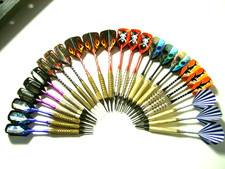 Lot de 24 fléchettes à pointe souple