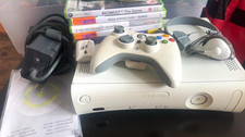 Microsoft Xbox 360 White PAL Console Bundle w/ 2 Controllers, Headset & Games