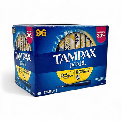 Tampax Pearl Regular Leakguard Protection 96-Count