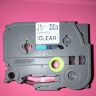 Brother TZe-141 Laminated Clear Label Tape Cartridge 18mm for Thermal Printers — photo 1