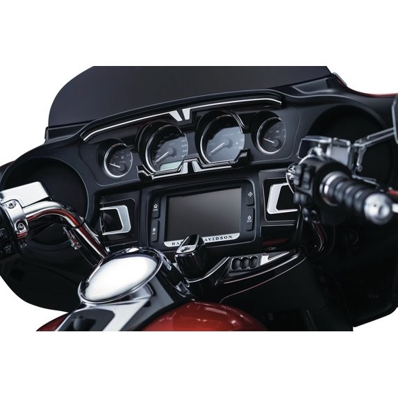 For Harley Davidson batwing 14up Kuryakyn Bahn 6944  fairing lower gauge accent