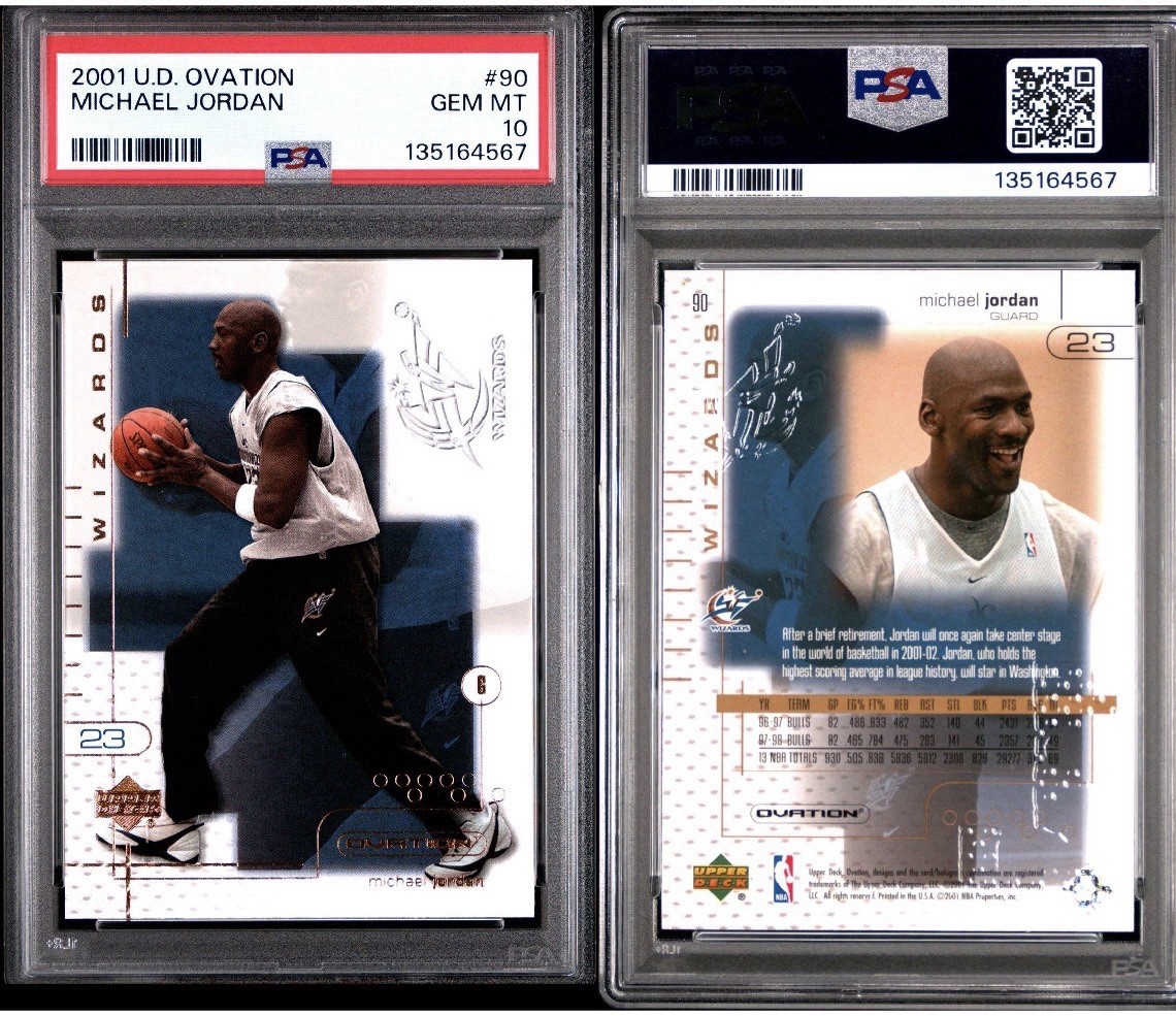 2001-02 Upper Deck Ovation - Michael Jordan #90 PSA 10