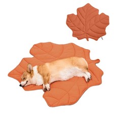 Dog Blanket Mat for Dogs Cats, 40 46" Leaf Design Pet Blankets Cover Machine ...