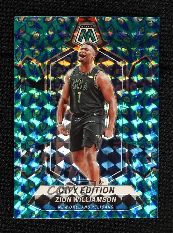 2023 Panini Mosaic City Edition Choice Peacock Prizm Zion Williamson #271 17iv