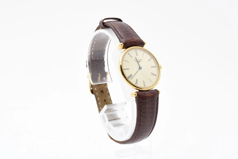 [EXC+4] Reloj de cuarzo Longines La Grande Classic L4.135.2 33 mm esfera dorada para mujer Foto 4 de 4