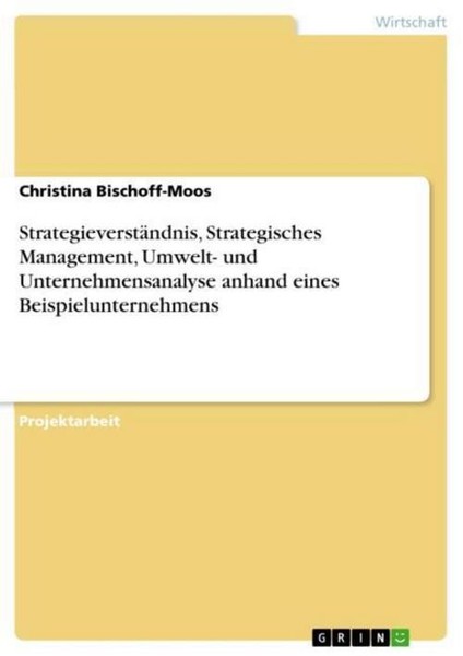 StrategieverstäNdnis, Strategisches Management, Umwelt- Und Unternehmensanalyse-image