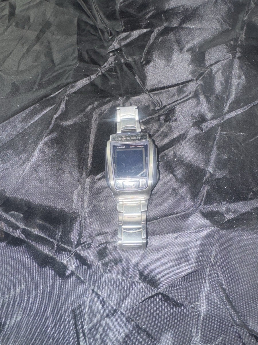 Vintage Casio E-Data Bank WQV-10 Wrist Camera Japan Men's