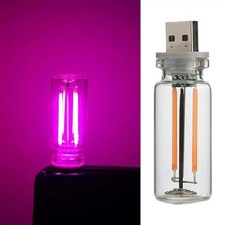 USB Car LED Interior Light RGB Ambient Mood Lighting Touch Control Lamp