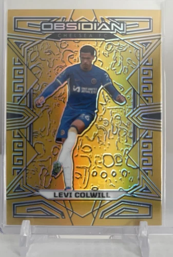 2023-24 Obsidian Levi Colwill Gold Flood Etch /10 CHELSEA