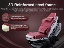 Gaming chair Ergonomic Gaming armchair Desk chair PC Footrest loudspeaker Music 10