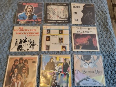 12 x Boomtown Rats Vinyl Single Sammlung Konvolut