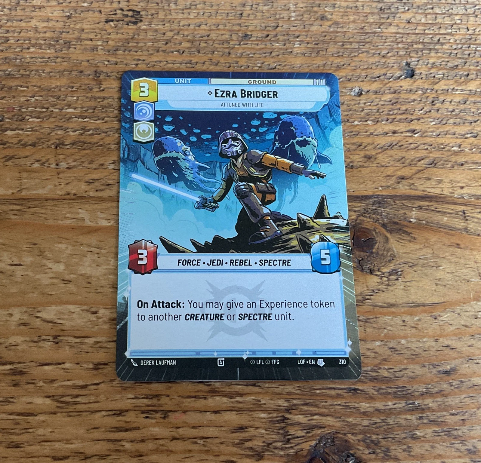 Ezra Bridger - Star Wars Unlimited - Uncommon Hyperspace -Legends of the Force