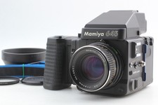 Near MINT Mamiya M645 Super AE Prism Finder Sekor C 80mm f2.8 Lens From JAPAN